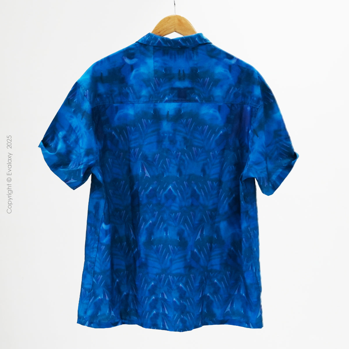 Blue Party Faces Graphic Oversized Half Sleeve Shirt For Men & Women