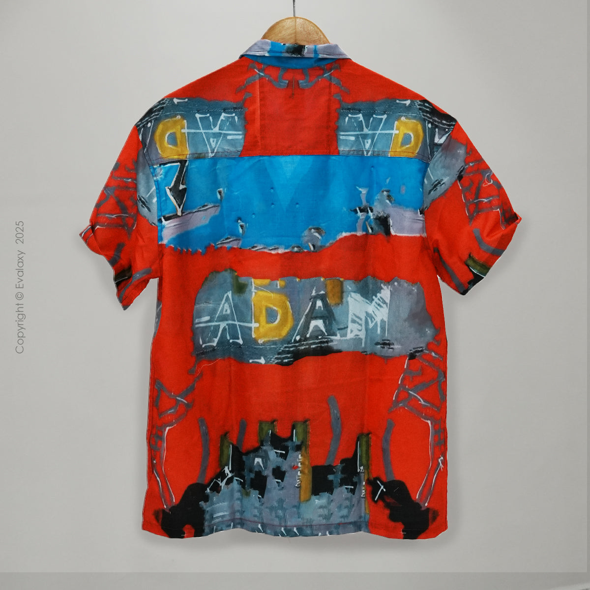Adam Faces Graphic Oversized Half Sleeve Shirt For Men & Women