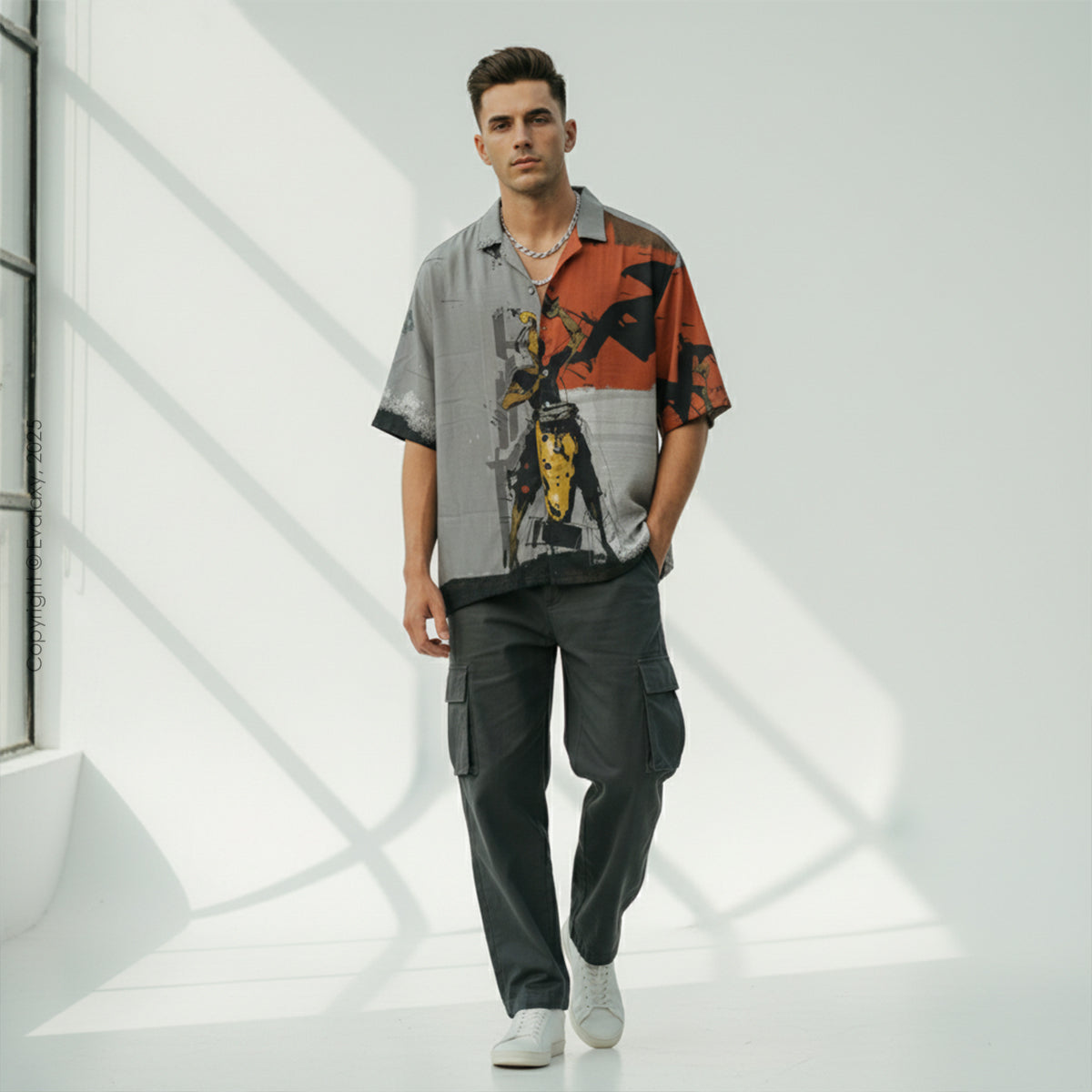 Music Graphic Oversized Half Sleeve Shirt For Men & Women