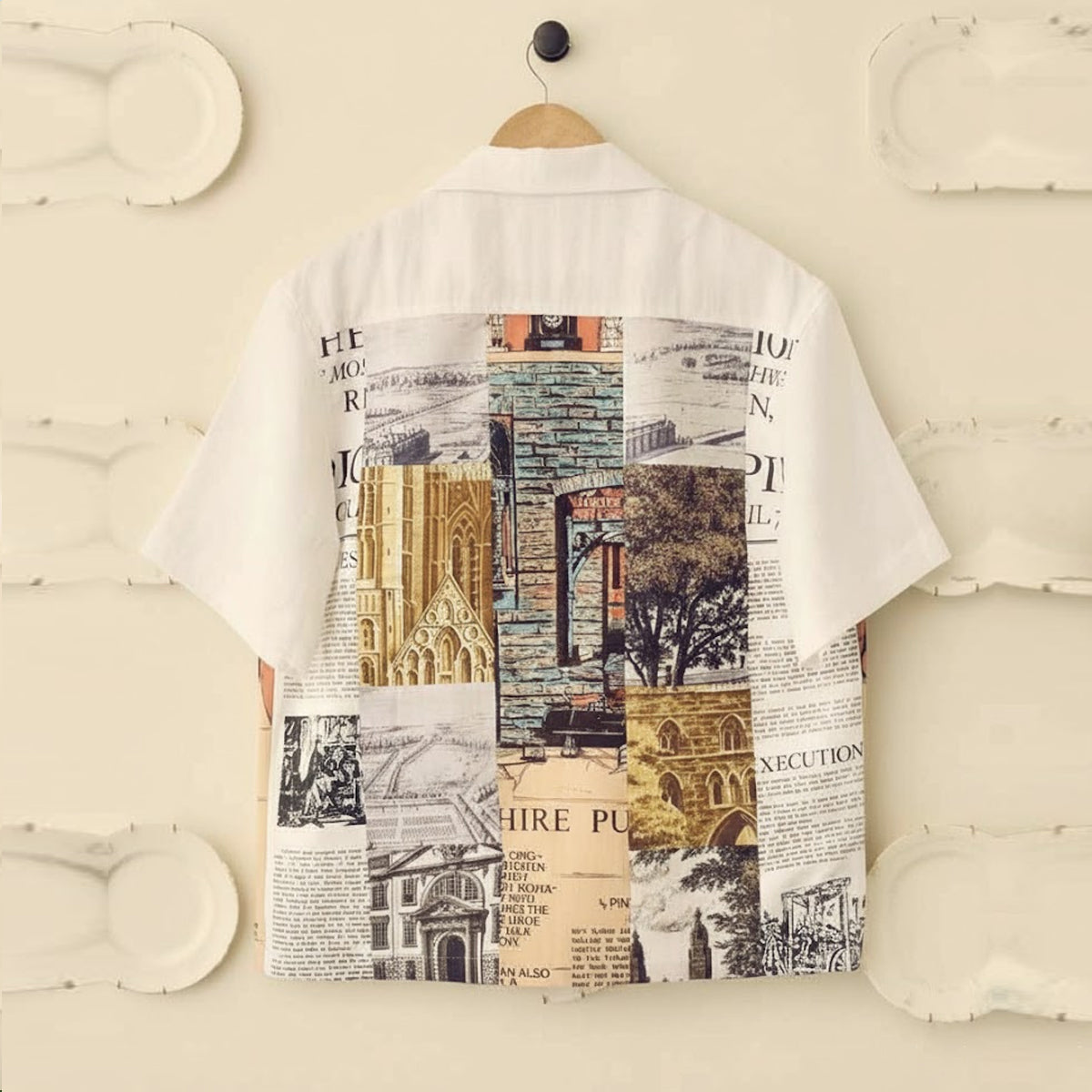 Old City Graphic Oversized Half Sleeve Shirt For Men & Women