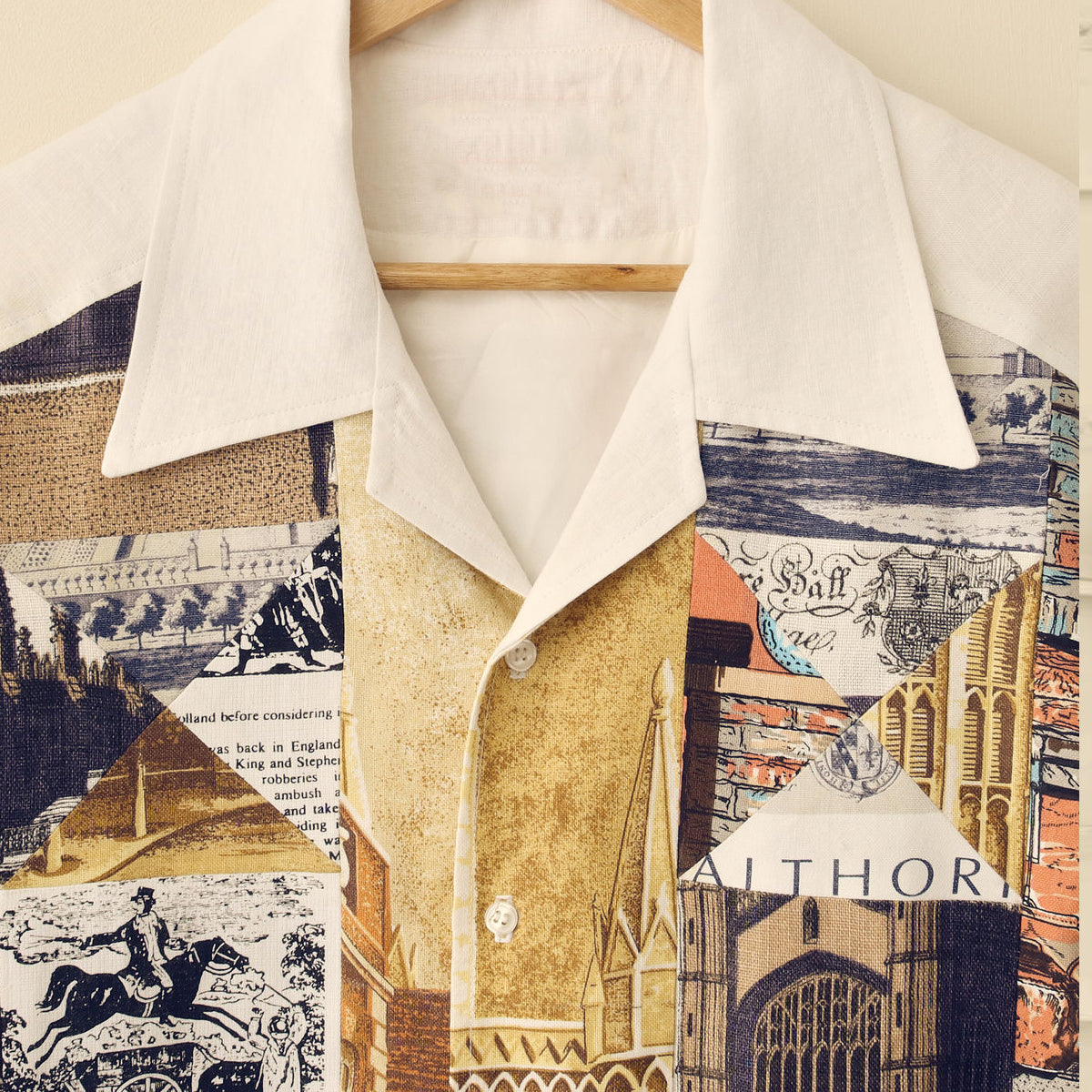 Old City Graphic Oversized Half Sleeve Shirt For Men & Women