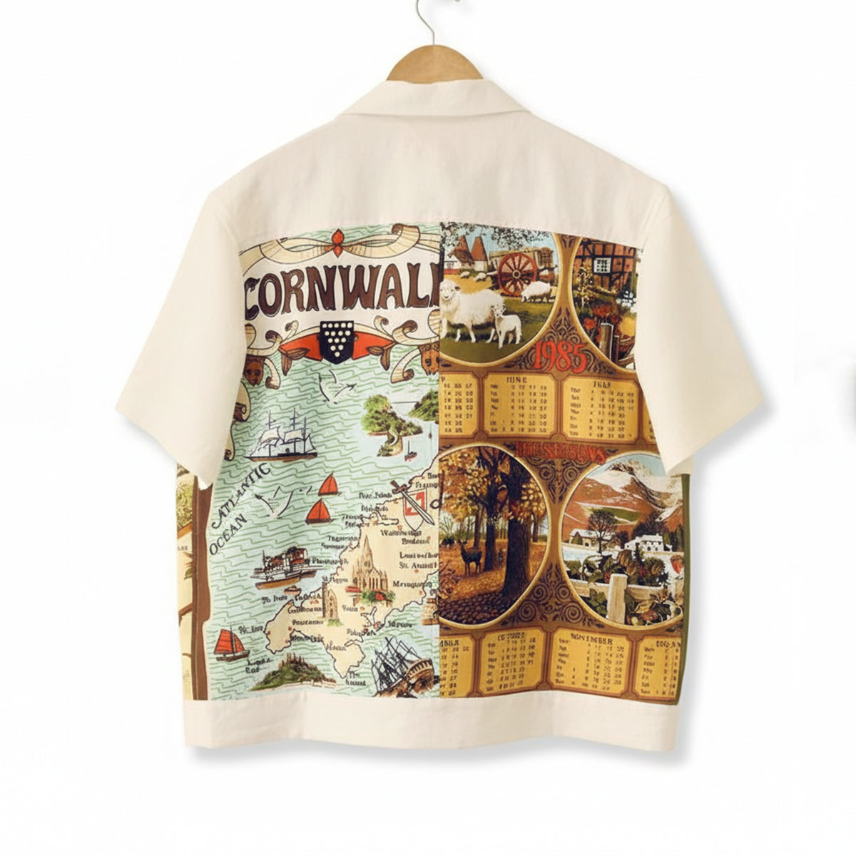 Deer N Sparrow Graphic Oversized Half Sleeve Shirt For Men & Women