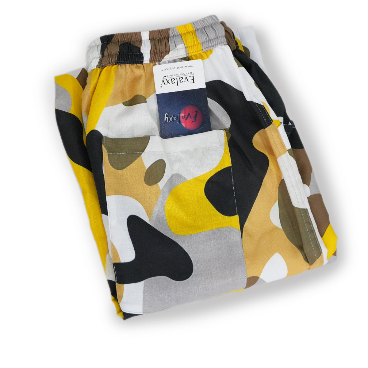 Yellow Camo StreetWear Jogger Breathable Casual Harem Pants for Men & Women