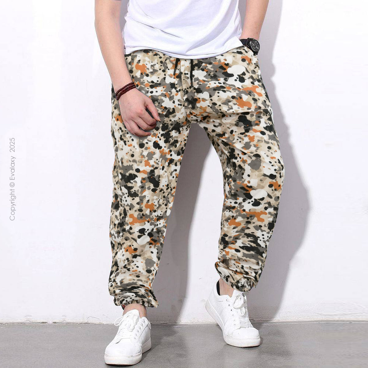 Peach Splash StreetWear Jogger Breathable Casual Harem Pants for Men & Women