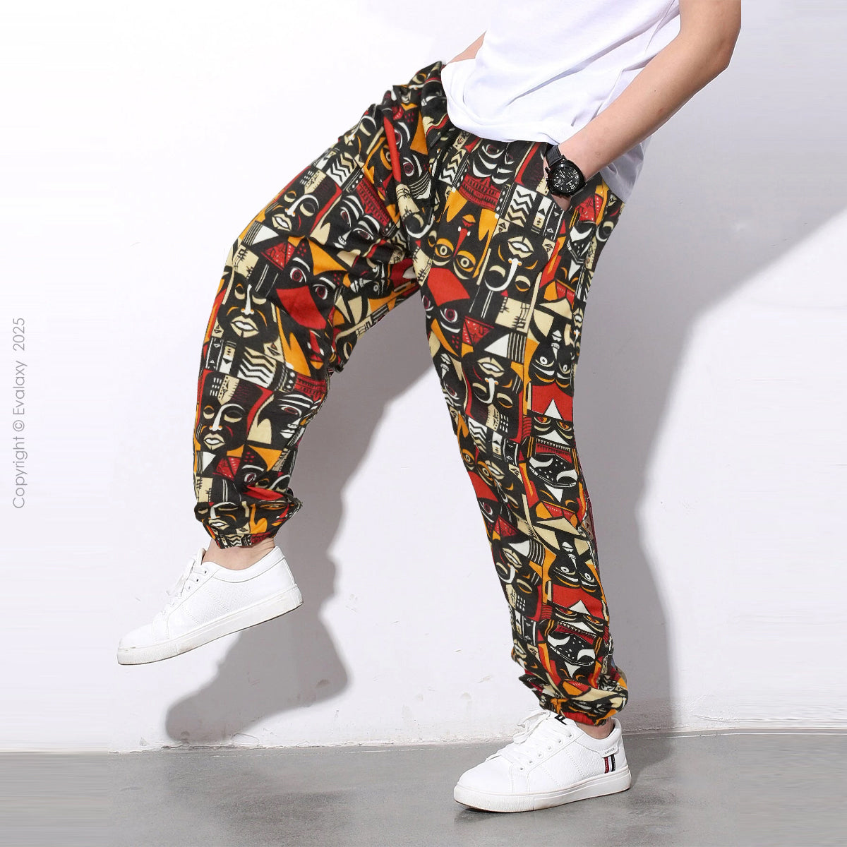 King n Queen StreetWear Jogger Breathable Casual Harem Pants for Men & Women
