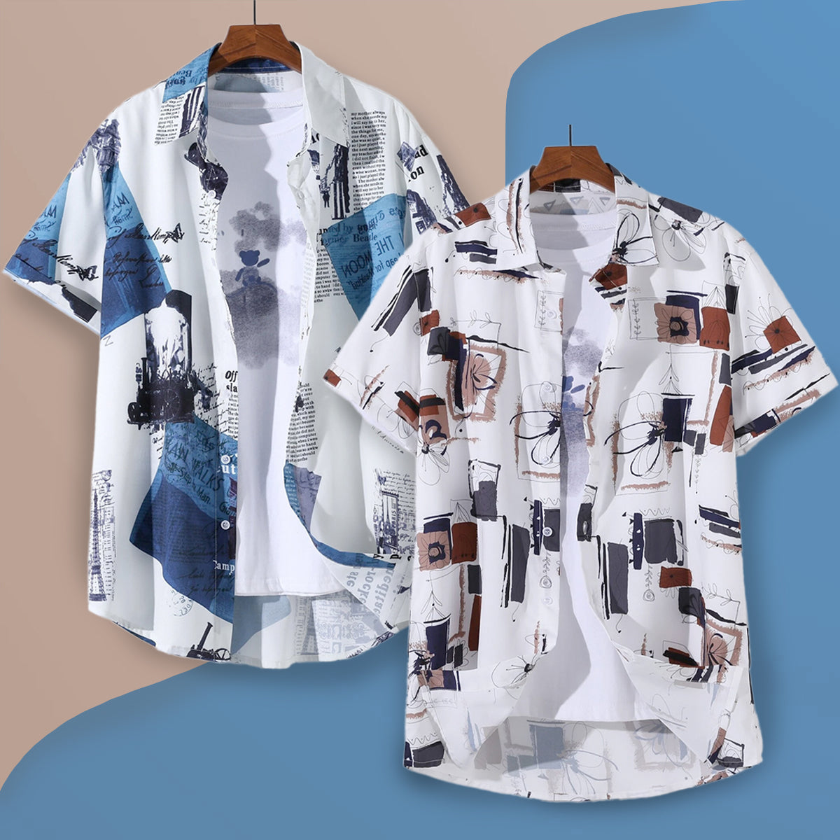 Newspaper shirt on sale