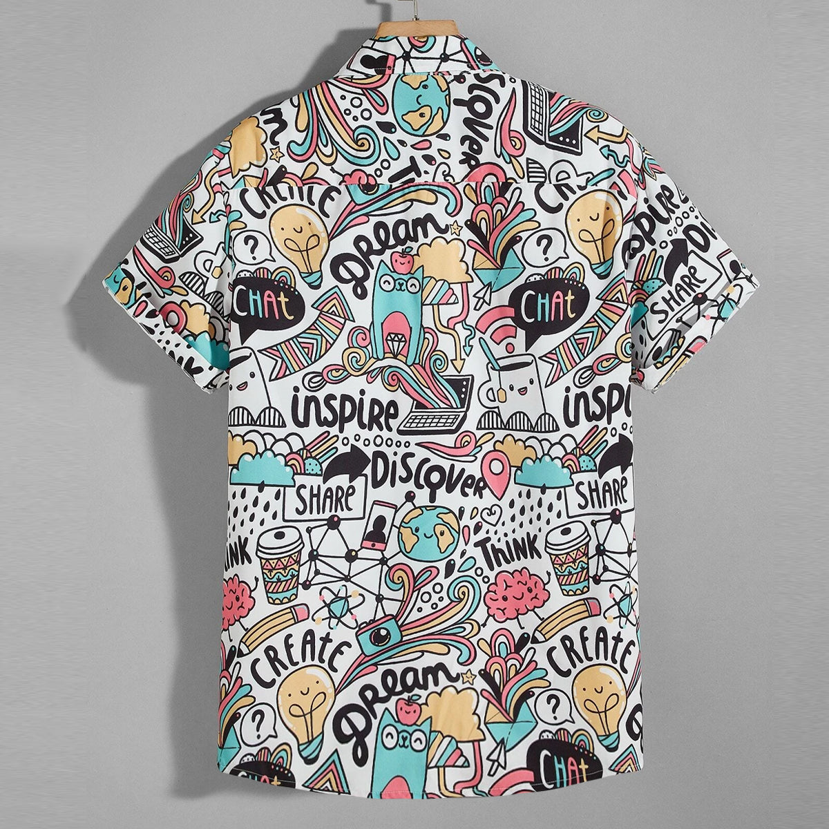 Men Random Print Shirt Combo Without Tee (Pack of 3 Pcs)