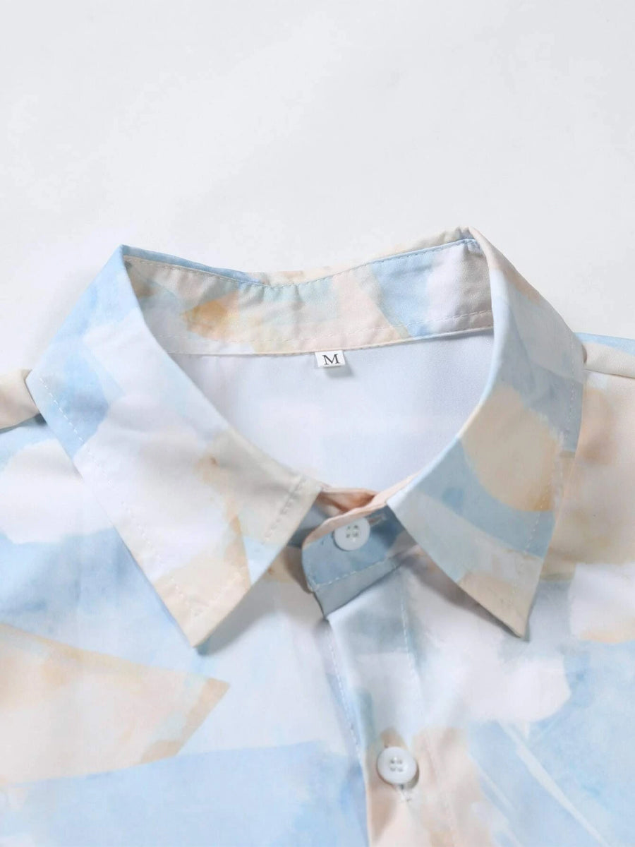 Men Cloudy Shirt Without Tee