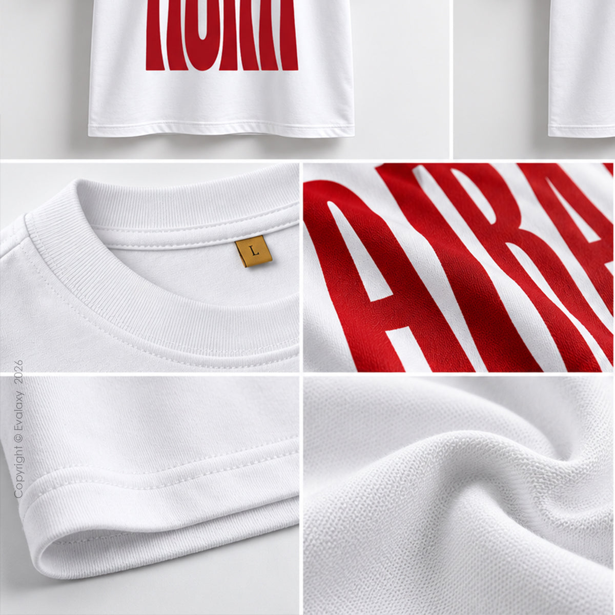 Aura Graphic White Oversized T-Shirt – 240 GSM Premium Cotton