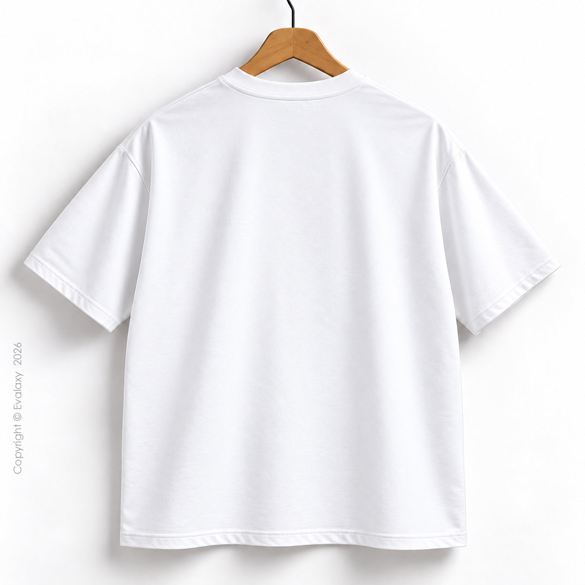 Aura Graphic White Oversized T-Shirt – 240 GSM Premium Cotton