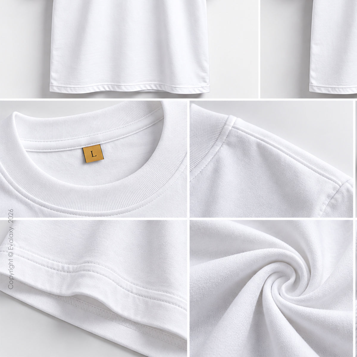 Plain White Oversized T-Shirt – Premium 240 GSM Cotton