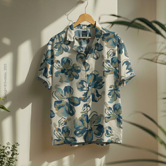 Floral Oversized Half Sleeve Shirt For Men & Women