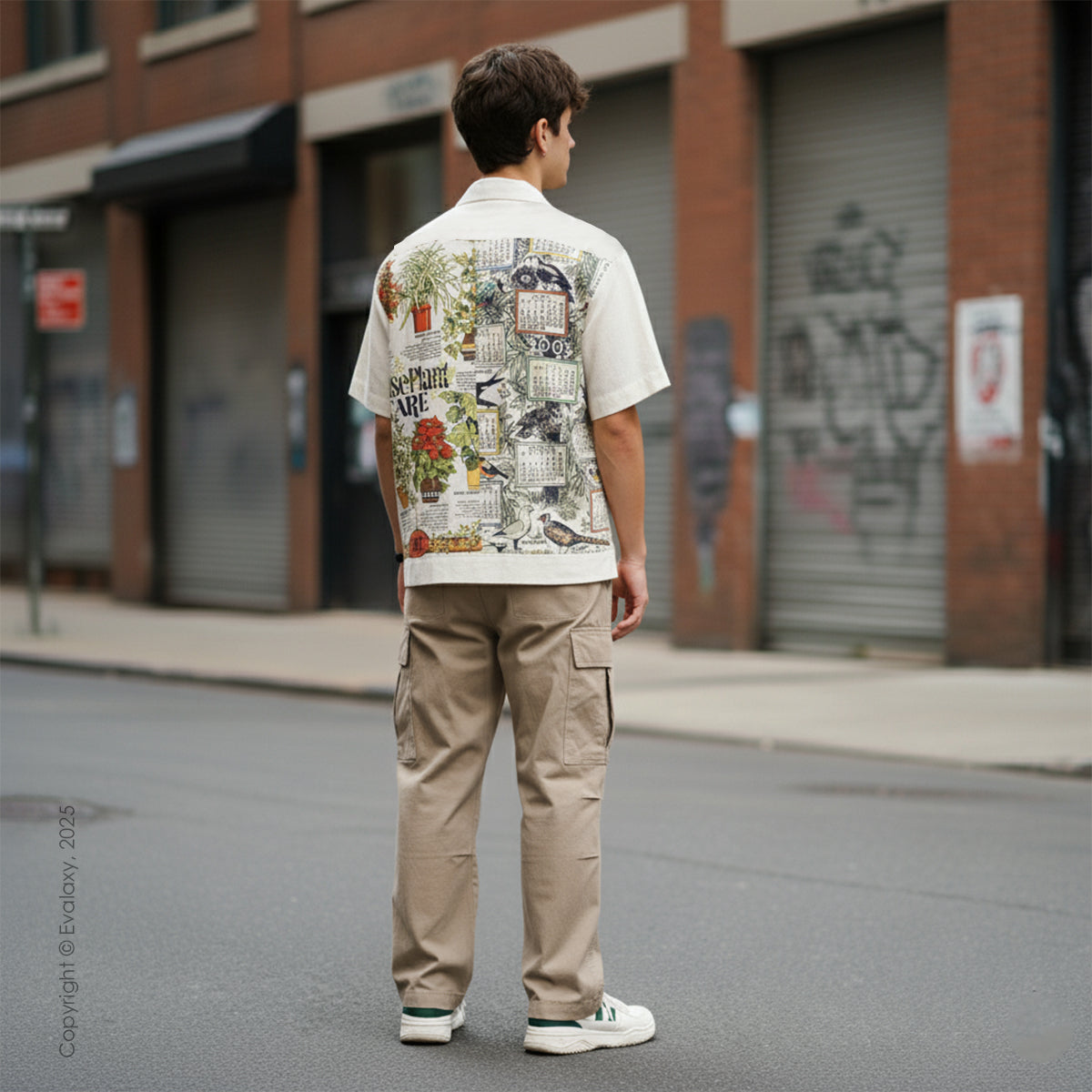 Fish Graphic Oversized Half Sleeve Shirt For Men & Women