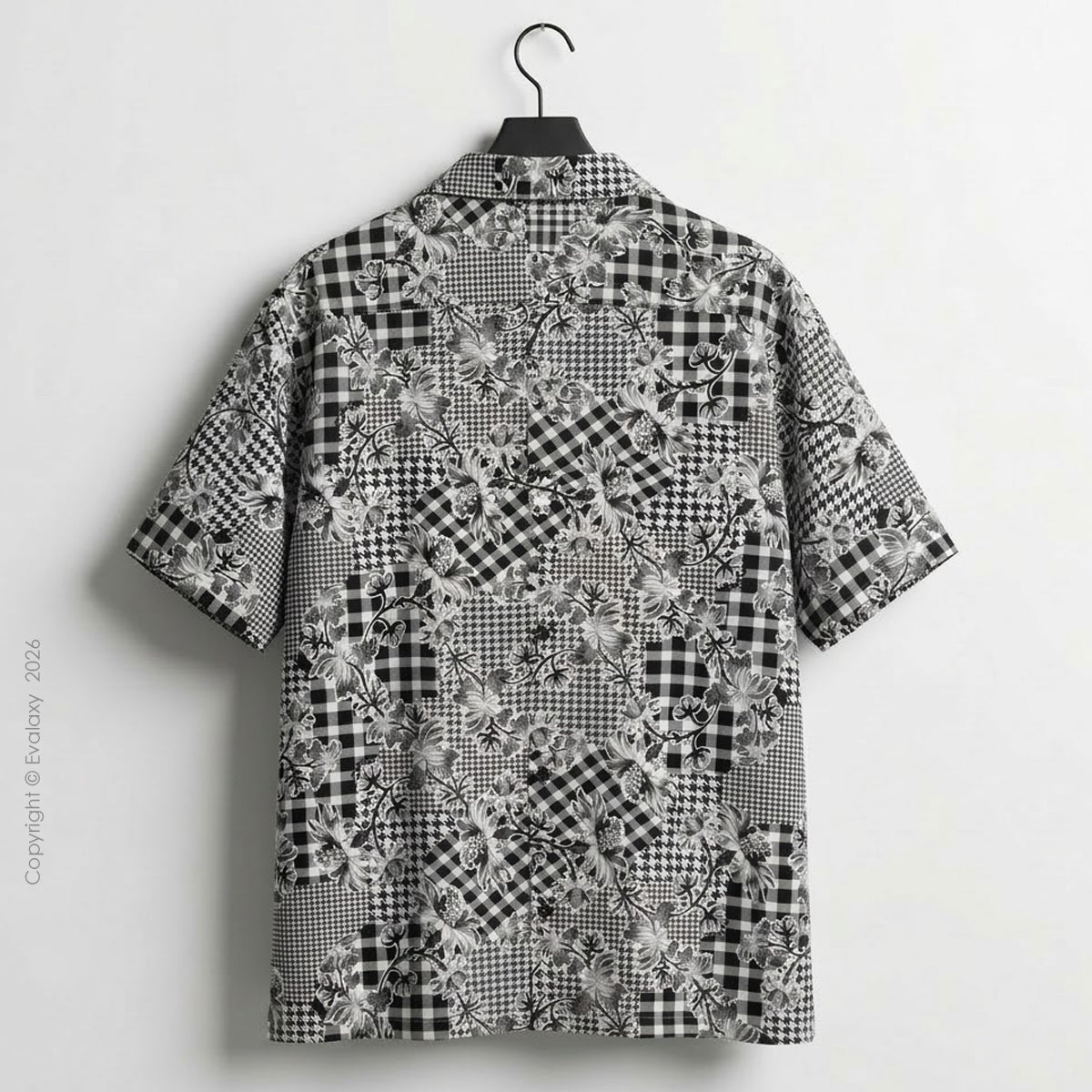 Monochrome Fusion Floral Shirt