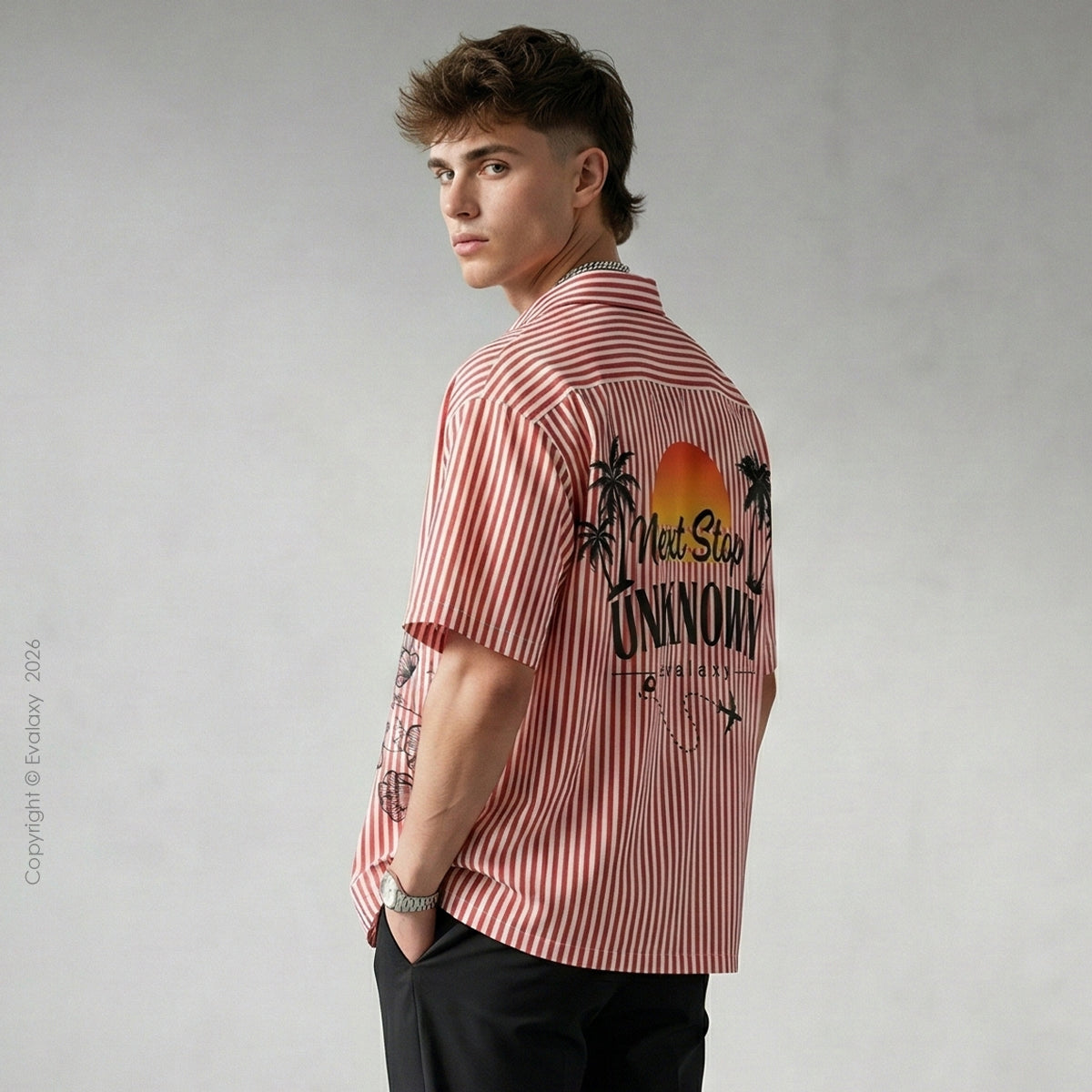 Next Stop Unknown Relaxed Fit Shirt for Men and Women