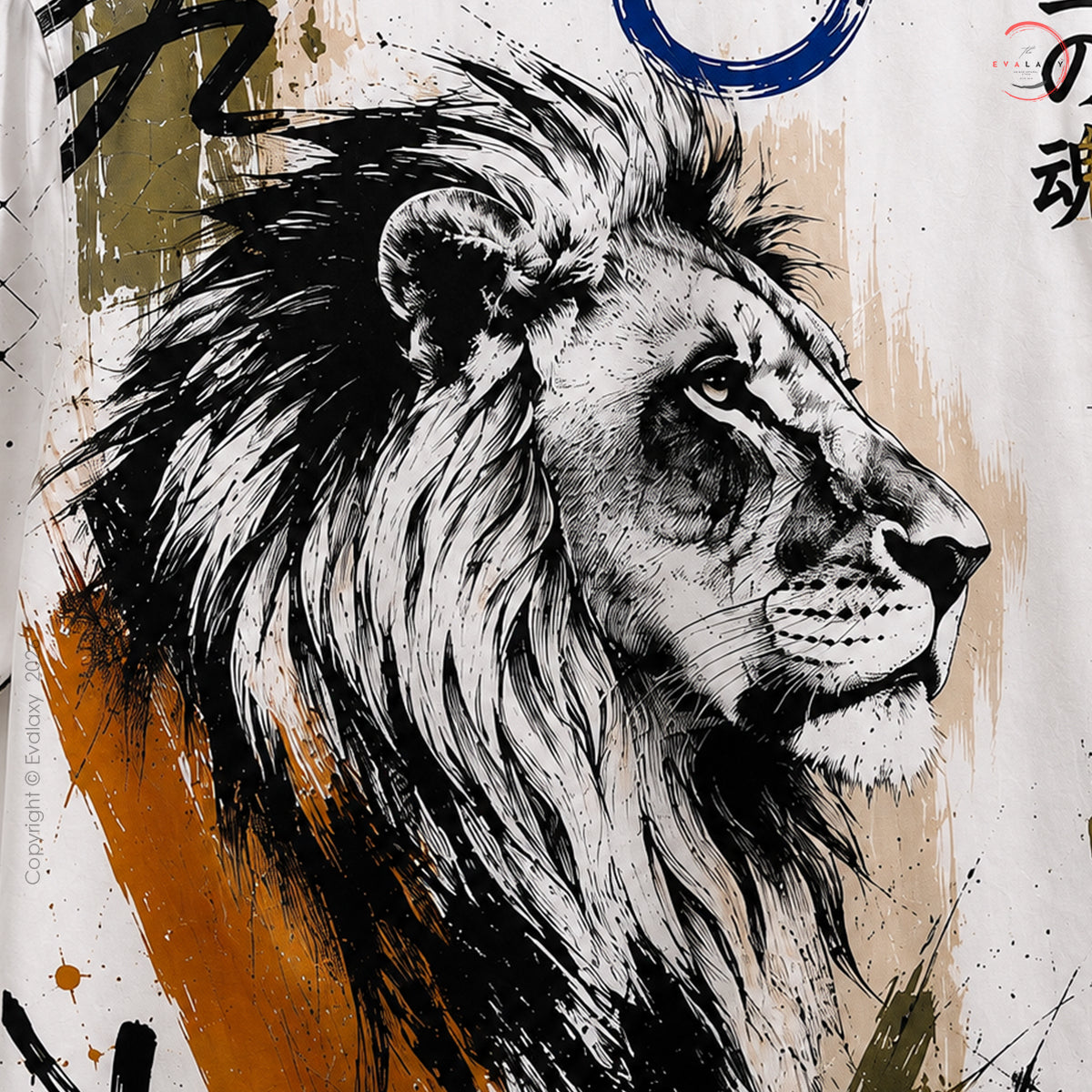 Lion Graphic Oversized Shirt For Men & Women