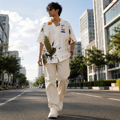 Lion Graphic Oversized Shirt For Men & Women