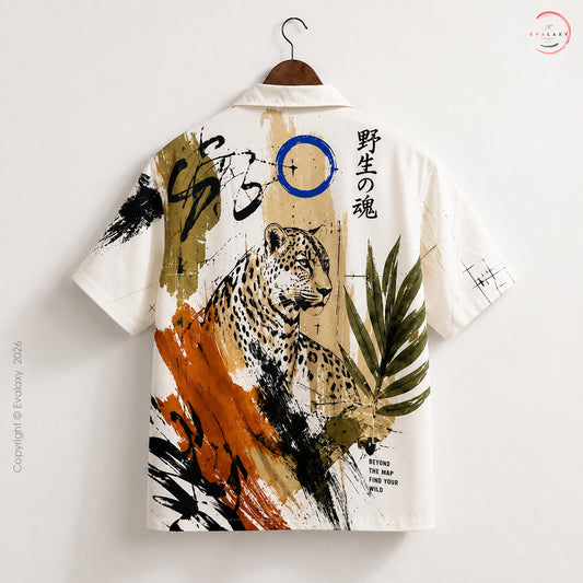 Wild Spirit Leopard Oversized Shirt For Men & Women