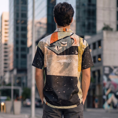 Abstract Art Bottle Relaxed Fit Shirt