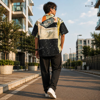Abstract Art Bottle Relaxed Fit Shirt