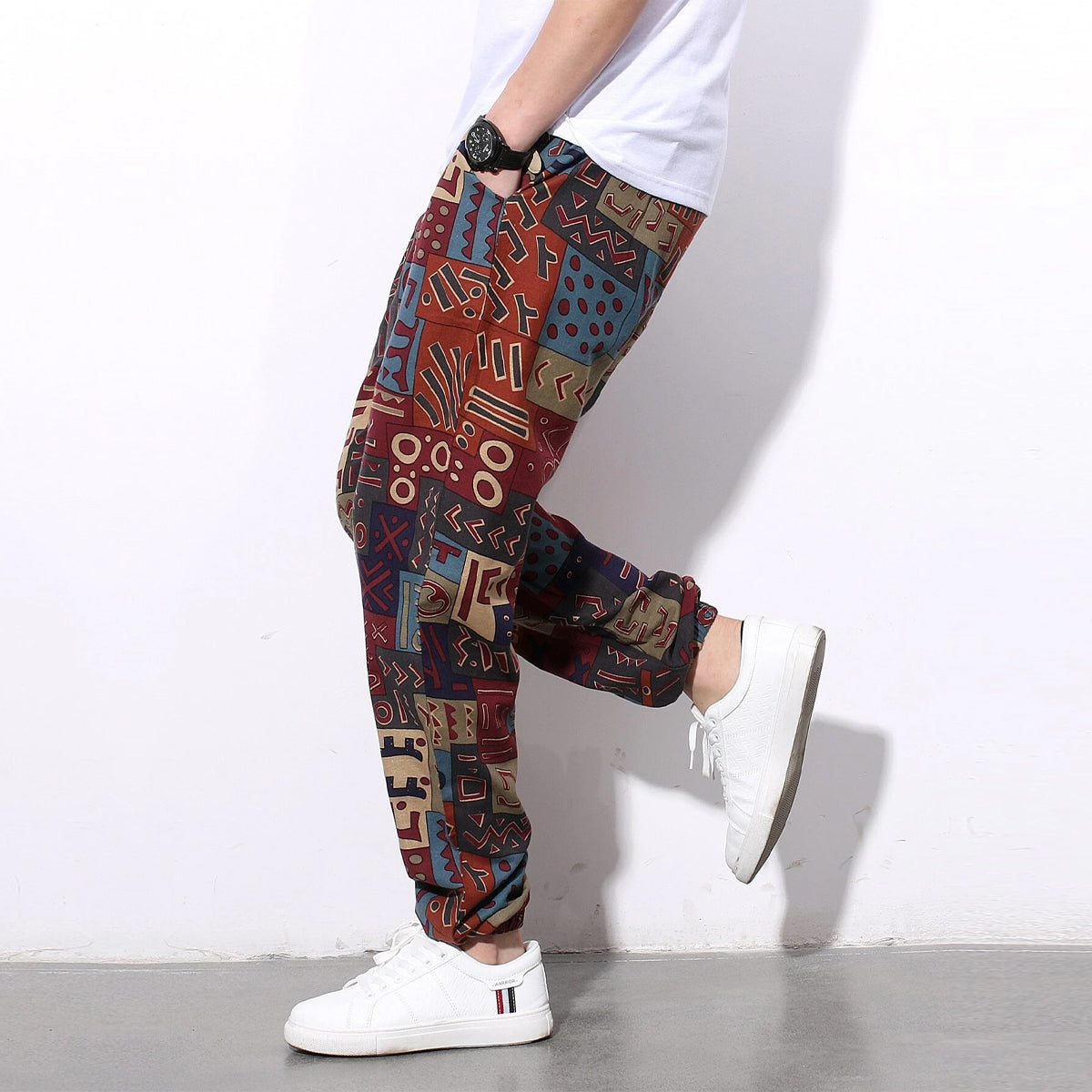 Male Diruno Printed Checkered Track Pants For Men, M To 3xl at Rs 499/piece  in Surat