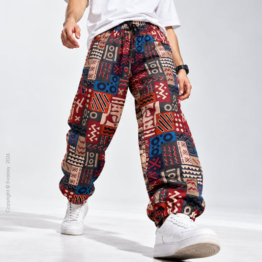 Geomatric Prints Jogger for Men & Women — Light Weight, Street Ready