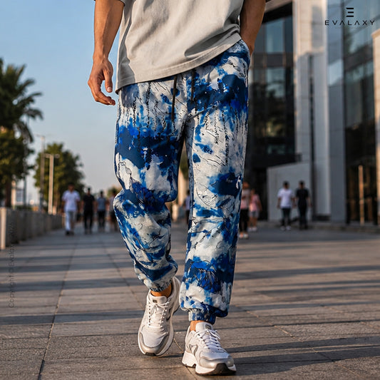 Loose SkyBlue StreetWear Jogger Breathable Casual Harem Pants