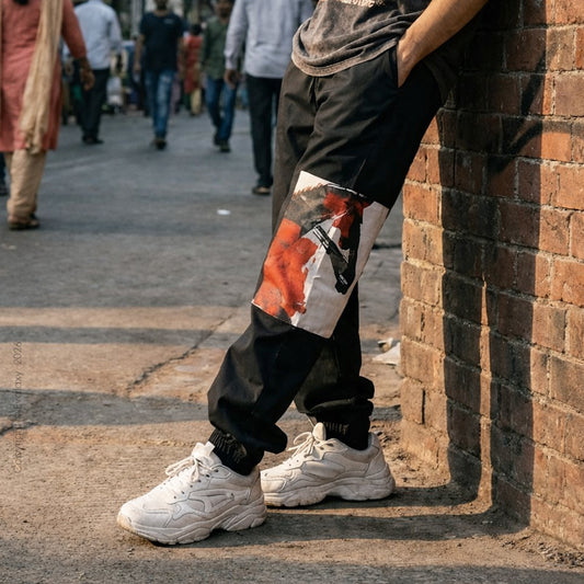 Evalaxy CityBreak Horse Graphic Jogger Pants For Men & Women