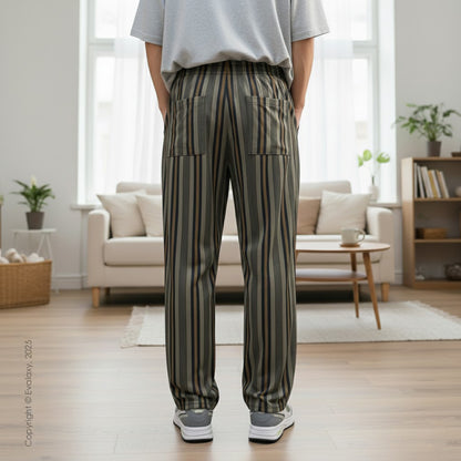 Evalaxy Urban Stripe Relaxed Pant for Men & Women
