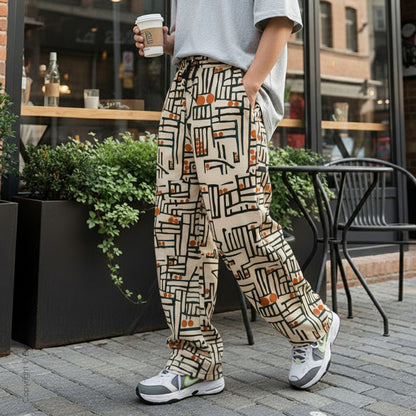 Evalaxy Urban Mosaic Relaxed Pant For Men & Women