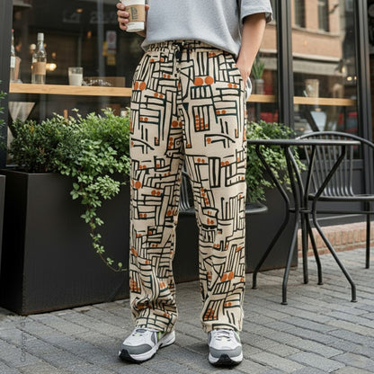 Evalaxy Urban Mosaic Relaxed Pant For Men & Women