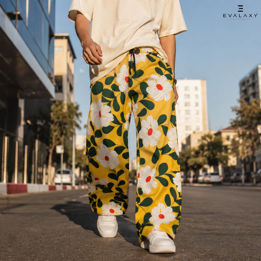 Sun Floral Relaxed Pant for Men & Women