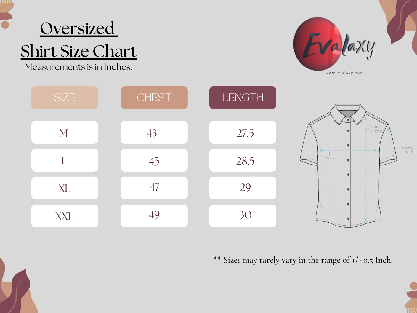 Floral Oversized Half Sleeve Shirt For Men & Women