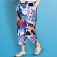 Vintage Adventure Text & Text Chat Capri Combo Pack For Womens & Girls(Pack Of 2 Pcs)