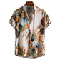 Men Random Oro Pan Hawaiian Graphic Print Shirt