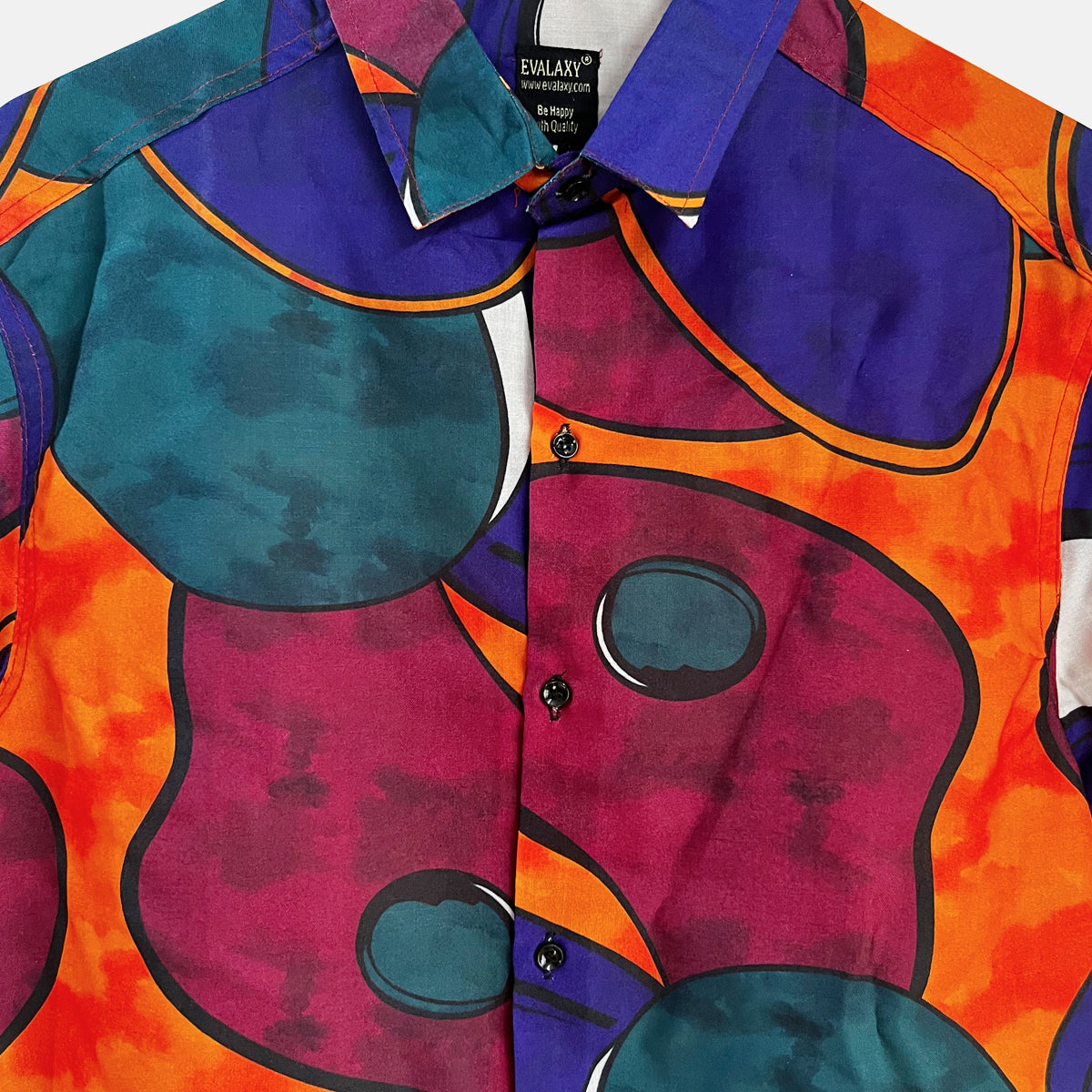 Men's Geomatric All Over Printed Oversized Shirt