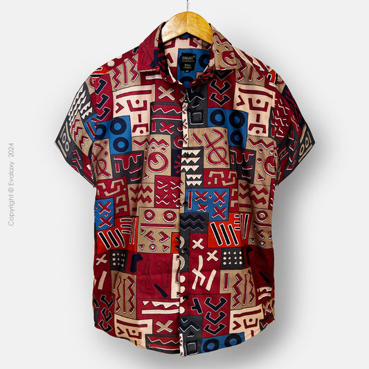 Geomatric Graphic Print Shirt