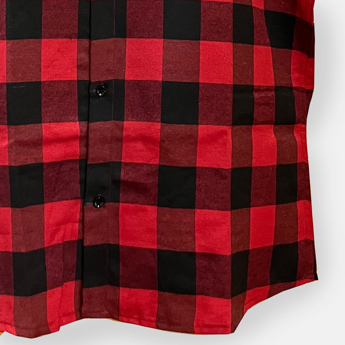 Red Checkered Half Sleeves Print Shirt - Main Image