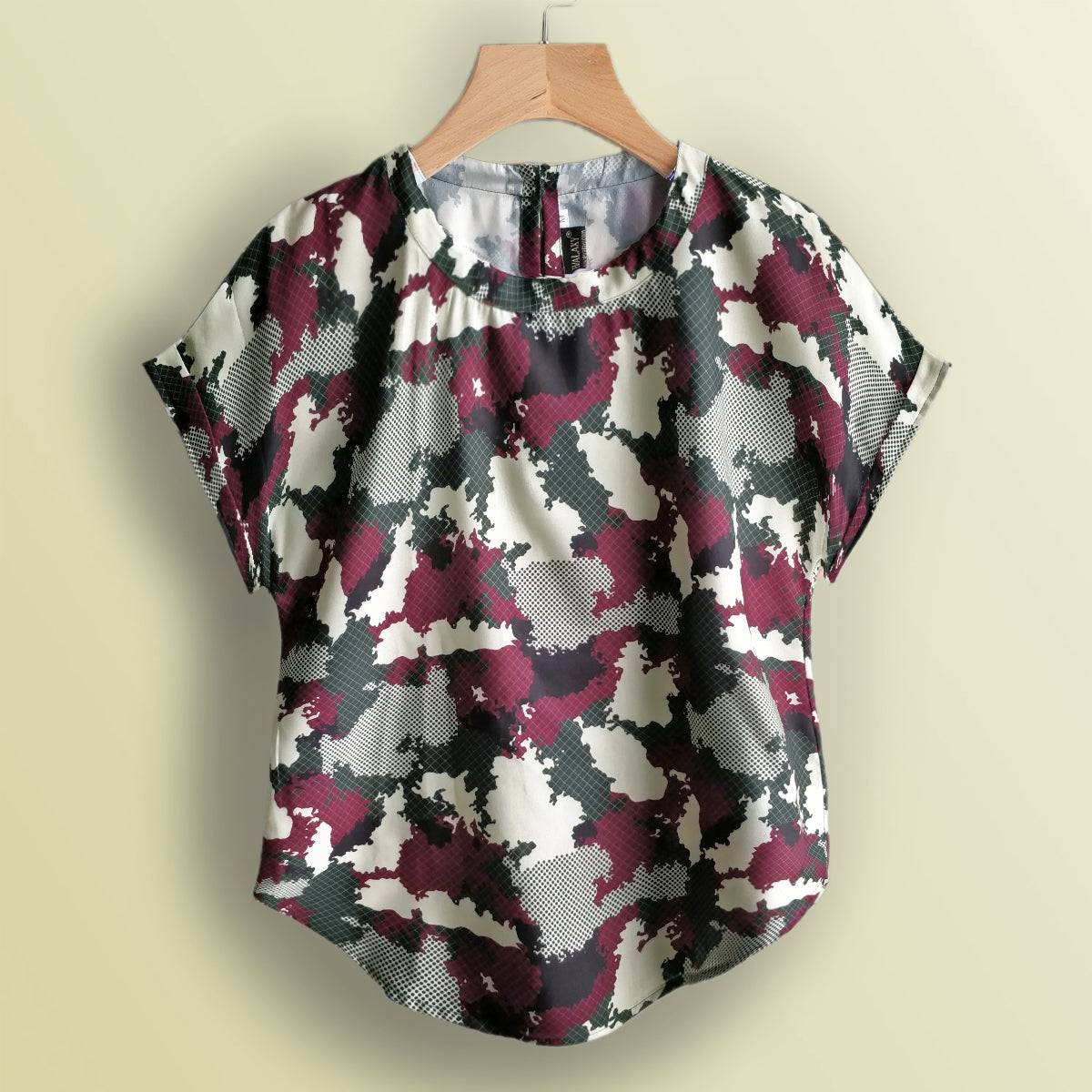 Leafy & Abstract Designs Top Combo Pack of 5 Pcs for Women & Girls