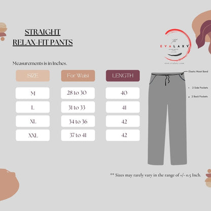 Evalaxy Vintage Bloom Printed Relaxed Pant for Men & Women