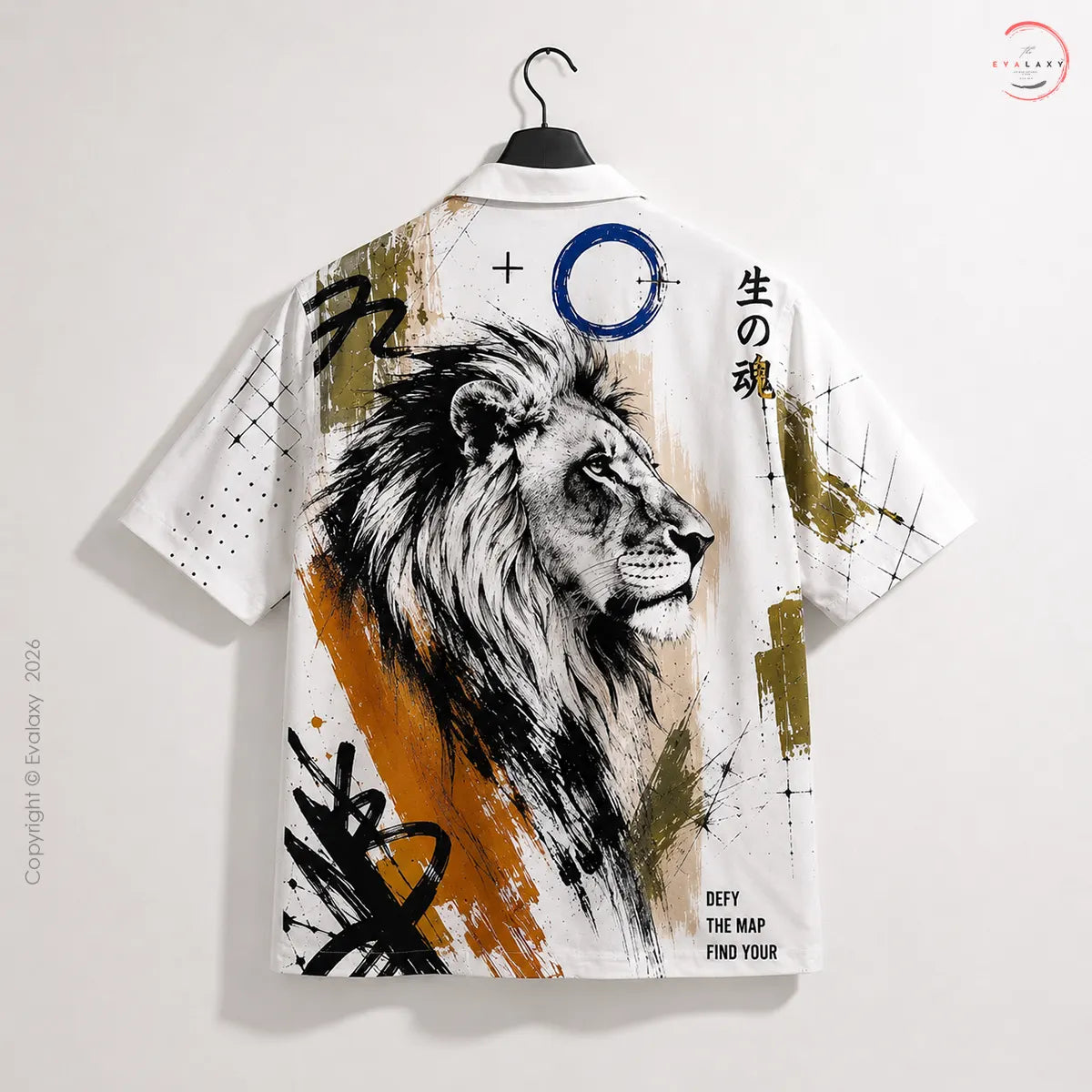 Lion Graphic Oversized Shirt For Men & Women