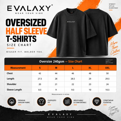 Triple Horse Graphic OffWhite Oversized T-Shirt – 240 GSM Premium Cotton