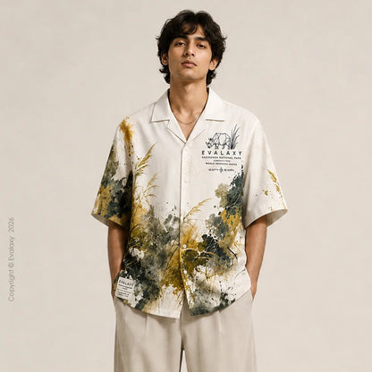 Kaziranga Wildlife Inspired Oversized Shirt For Men & Women