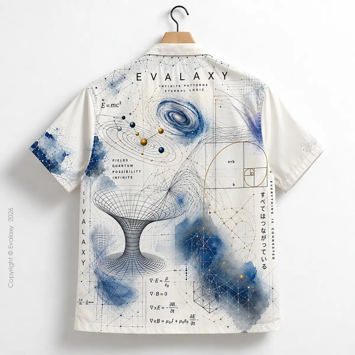 Quantum Galaxy Oversized Shirt for Men & Women