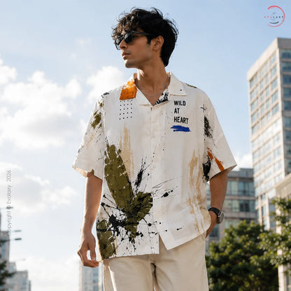 Lion Graphic Oversized Shirt For Men & Women