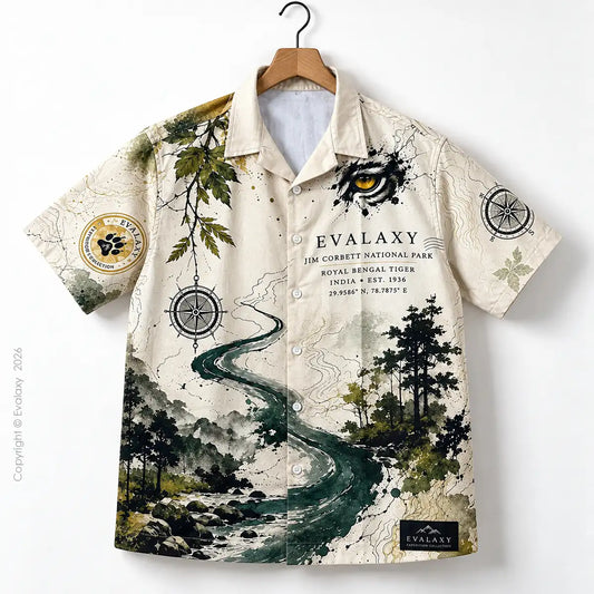 Jim Corbett Tiger Oversized Shirt for Men & Women
