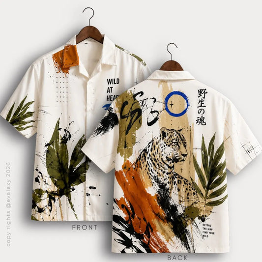 Wild Spirit Leopard Oversized Shirt For Men & Women