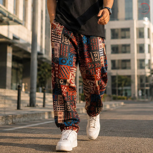 Geomatric Prints Jogger for Men & Women — Light Weight, Street Ready