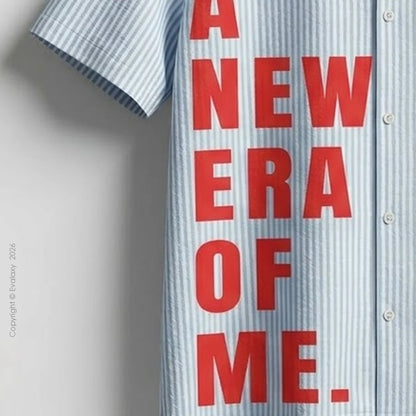 New Era Sky Lines Relaxed Fit Shirt for Men and Women