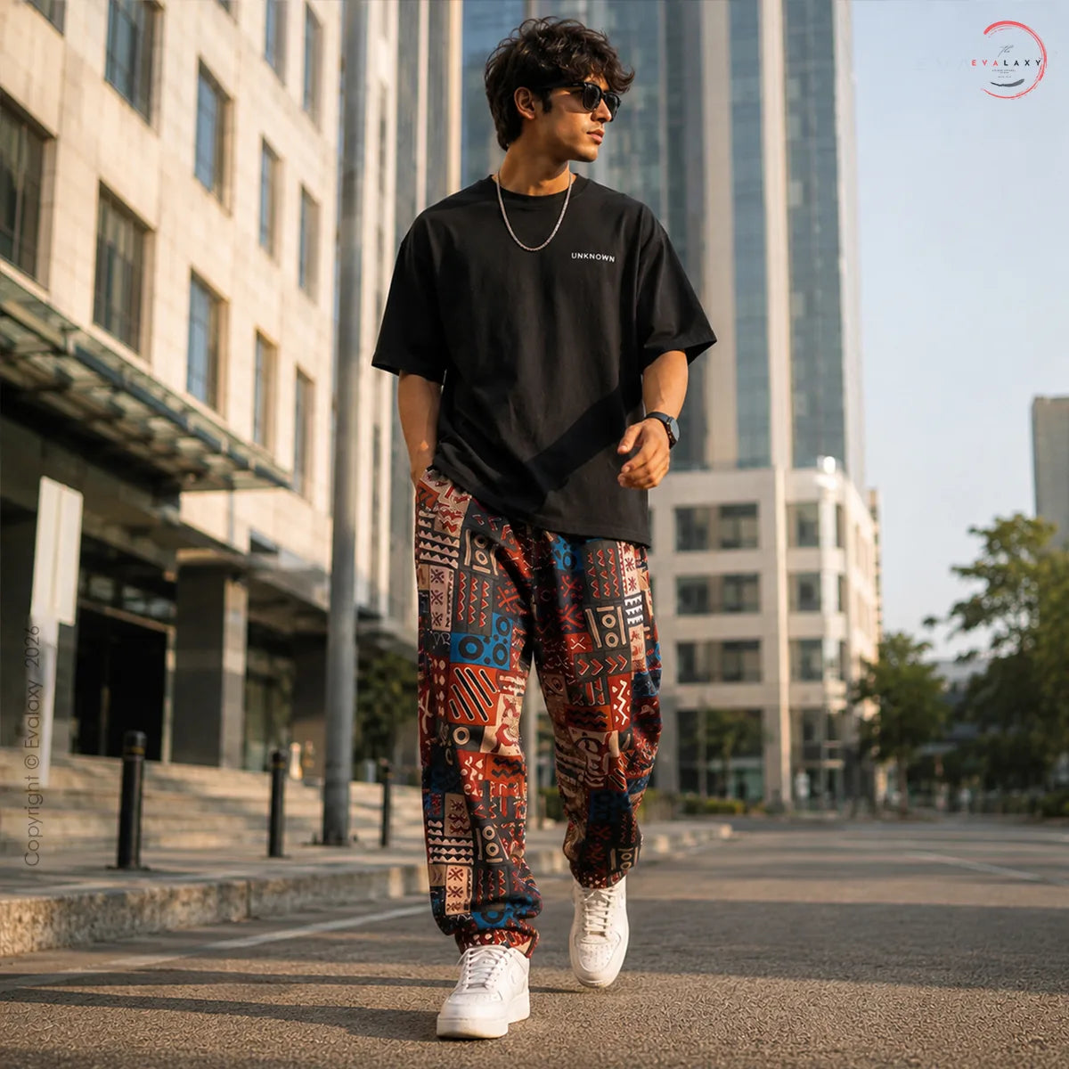 Geomatric Prints Jogger for Men & Women — Light Weight, Street Ready